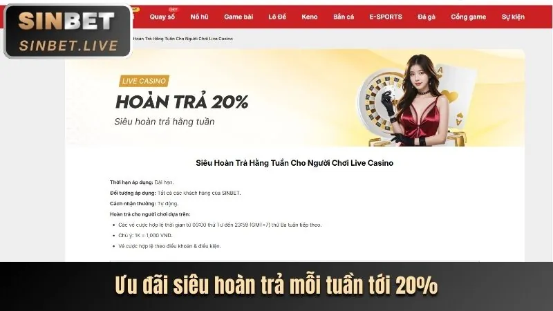 Ưu đãi hoàn trả hàng ngày PG999